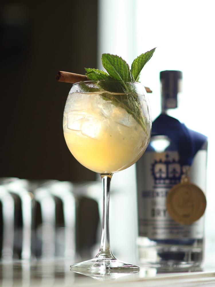 Queensborough Gin “Double Gold” Cocktail