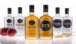 Okanagan Spirits’ Ultimate Gift Pack, which includes its sold-out Coldstream Rye along with the Essential and Family Reserve Gin and Vodka and BRBN Bourbon-style Whisky, comes in at $295.