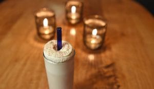 The Candy Cane Fizz by Justin Taylor. Photo: Dan Toulgoet