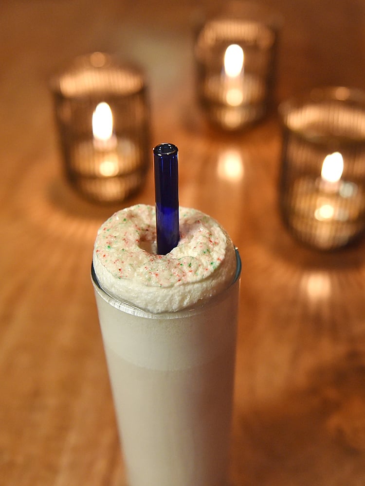 The Candy Cane Fizz by Justin Taylor. Photo: Dan Toulgoet