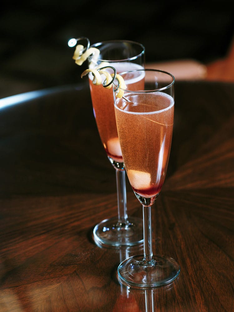 Champagne cocktail