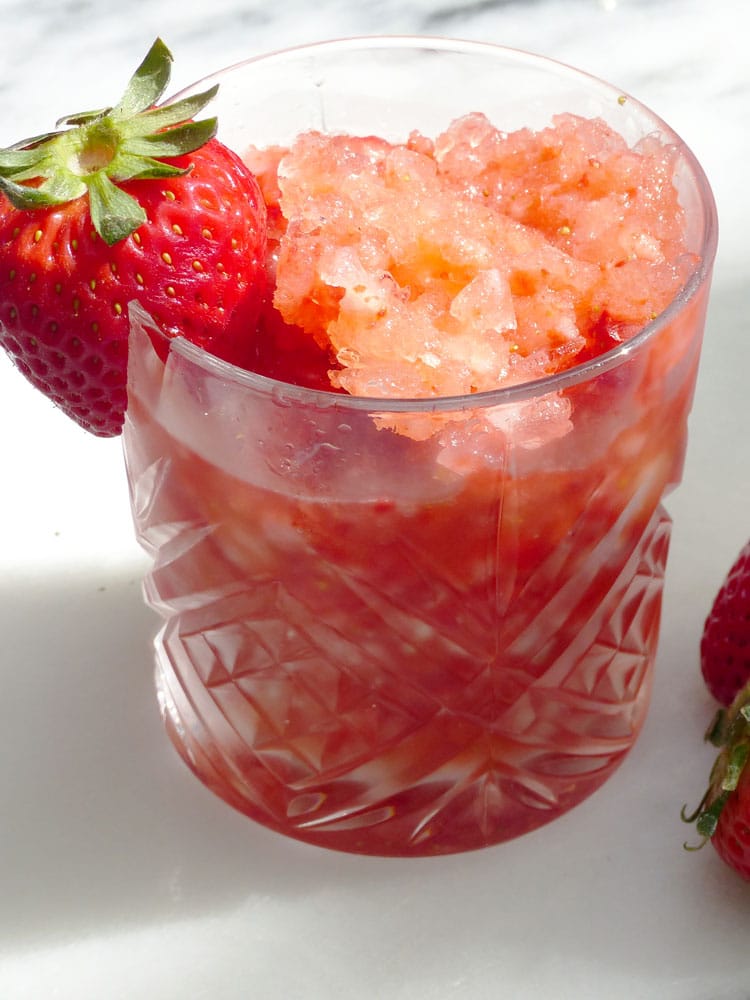 Frozen Strawberry-Lime Daiquiri