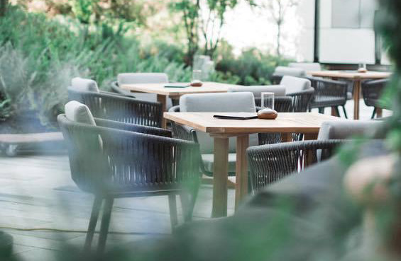 Patio at the Parq