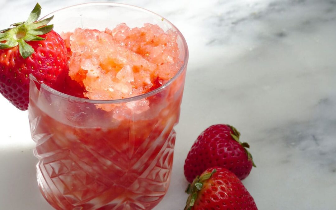Frozen Strawberry-Lime Daiquiri